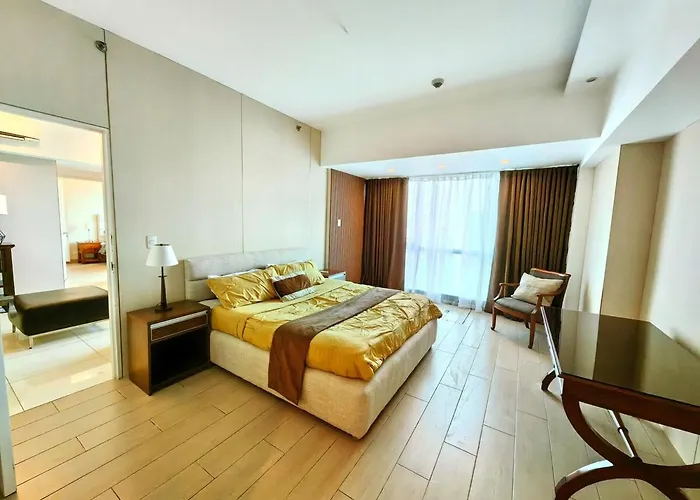 Bgc One Uptown Premium 2br With Balcony Near Supermarket, Malls And Restaurants * 마닐라