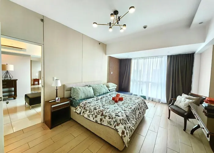 Bgc One Uptown Premium 2br With Balcony Near Supermarket, Malls And Restaurants 아파트 *