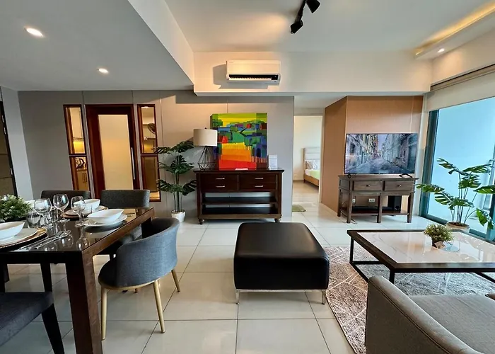 Bgc One Uptown Premium 2br With Balcony Near Supermarket, Malls And Restaurants 아파트 *